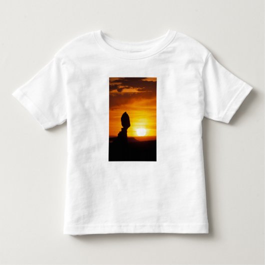 Arches Nationalpark, ABER Balance Felsen Kleinkind T-shirt (Vorderseite)