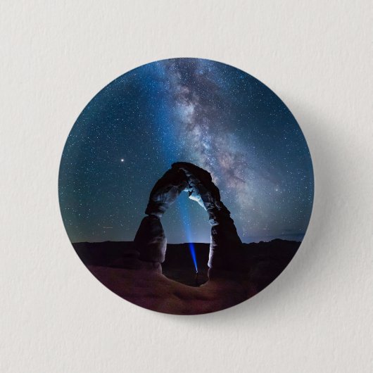 Arches Nationalpark bei Nacht MOAB Button (Vorderseite)