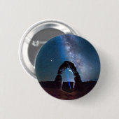 Arches Nationalpark bei Nacht MOAB Button (Vorne & Hinten)