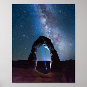 Arches Nationalpark bei Nacht MOAB Poster