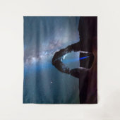 Arches Nationalpark bei Nacht MOAB Wandteppich (Vorderseite)