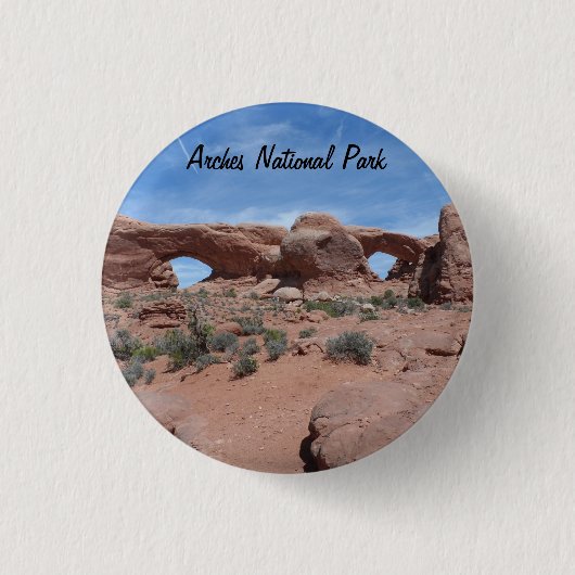 Arches Nationalpark Button (Vorderseite)