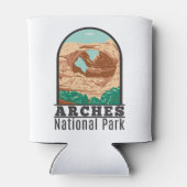 Arches Nationalpark Doppelbögen Vintag Dosenkühler (Rückseite)