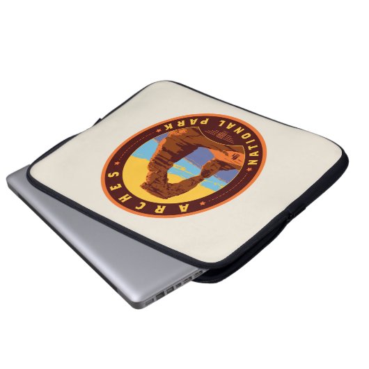 Arches Nationalpark Laptopschutzhülle (Vorne Knopf)