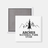 Arches Nationalpark Magnet (Vorderseite/Rückseite)