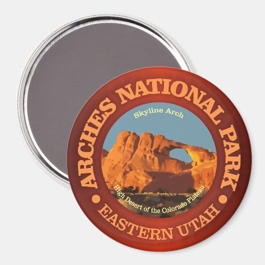 Arches Nationalpark Magnet (Vorderseite/Rückseite)