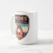 Arches Nationalpark Moab Utah Delicate Arch Kaffeetasse (Vorderseite Links)