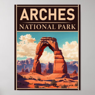 Arches Nationalpark Moab Utah Delicate Arch Poster