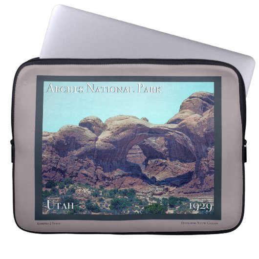 Arches Nationalpark Poster Laptopschutzhülle (Vorderseite)
