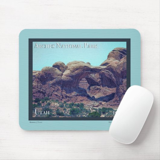 Arches Nationalpark Poster Mousepad (Mit Mouse)