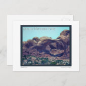 Arches Nationalpark Poster Postkarte (Vorne/Hinten)
