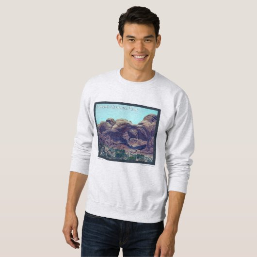 Arches Nationalpark Poster Sweatshirt (Vorne ganz)
