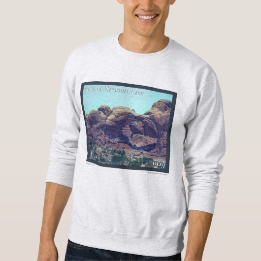 Arches Nationalpark Poster Sweatshirt (Vorderseite)