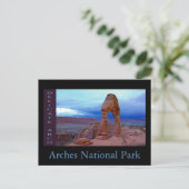 Arches Nationalpark Postkarte (Stehend Vorderseite)
