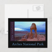 Arches Nationalpark Postkarte (Vorne/Hinten)