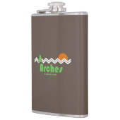 Arches Nationalpark Retro Flachmann (Links)