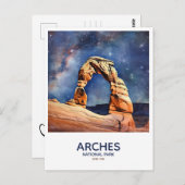 Arches Nationalpark Save the Date Postkarte (Vorne/Hinten)