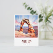 Arches Nationalpark Save the Date Postkarte (Stehend Vorderseite)