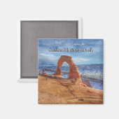 Arches Nationalpark Souvenir Magnet (Vorderseite/Rückseite)