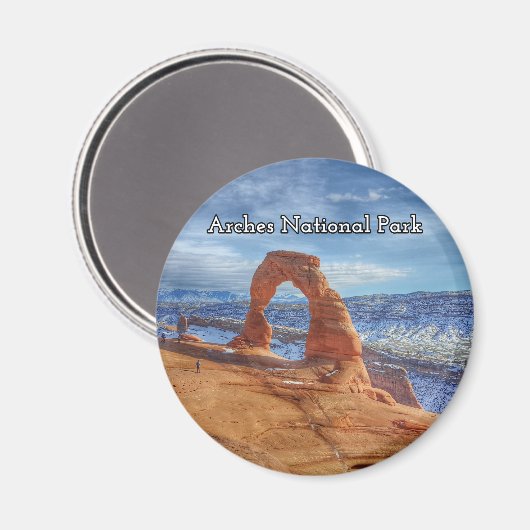 Arches Nationalpark Souvenir Magnet (Vorderseite/Rückseite)