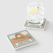 Arches Nationalpark Steinuntersetzer (Seitenansicht)