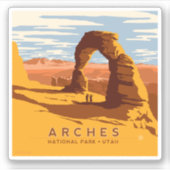 Arches Nationalpark | Utah Aufkleber (Vorderseite)