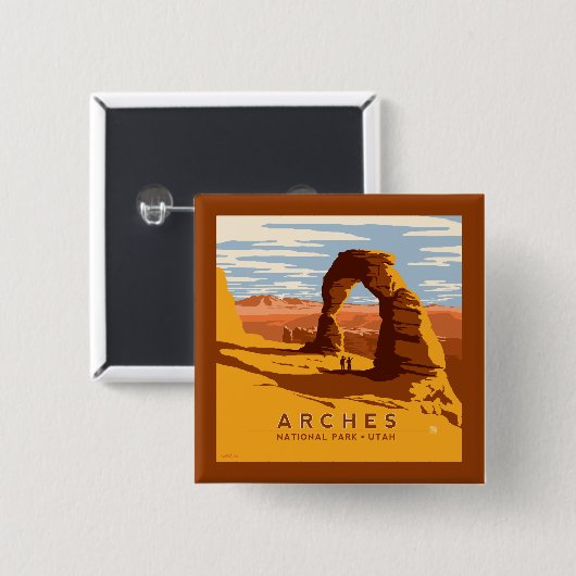 Arches Nationalpark | Utah Button (Vorne & Hinten)