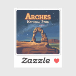 Arches Nationalpark Utah Fantastische Bergwelten Aufkleber