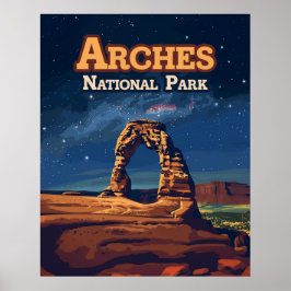 Arches Nationalpark Utah Fantastische Bergwelten Poster
