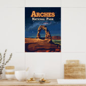 Arches Nationalpark Utah Fantastische Bergwelten Poster (Küche)