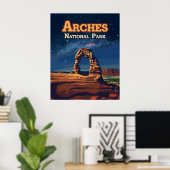 Arches Nationalpark Utah Fantastische Bergwelten Poster (Heimbüro)