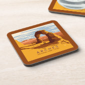 Arches Nationalpark | Utah Getränkeuntersetzer (Linke Seite)