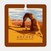 Arches Nationalpark | Utah Ornament Aus Metall (Rückseite)