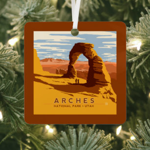 Arches Nationalpark   Utah Ornament Aus Metall
