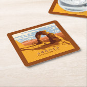 Arches Nationalpark | Utah Rechteckiger Pappuntersetzer (angewinkelt)