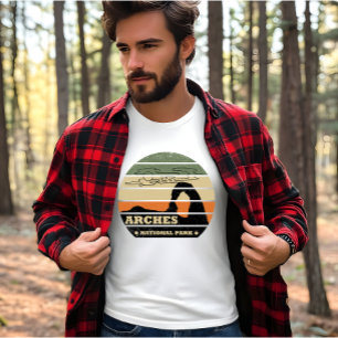 Arches Nationalpark Utah Vintager Parkplatz T-Shirt