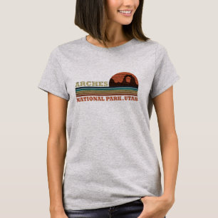 Arches Nationalpark Utah Vintager Parkplatz T-Shirt