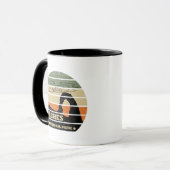 Arches Nationalpark Utah Vintager Parkplatz Tasse (Vorderseite Links)