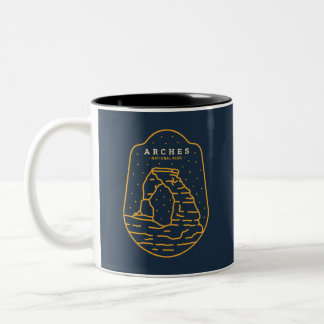Arches Nationalpark Zweifarbige Tasse