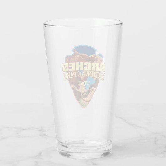 Arches NP (Pfeilspitzen) Glas (Rückseite)