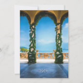 Arches of Italy Elegant Bridal Dusche Einladung (Rückseite)