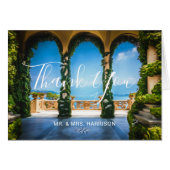 Arches of Italy Elegant Danke Notiz (Vorderseite (Horizontal))