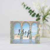 Arches of Italy Elegant UAWG Enclosure Einladungspostkarte (Stehend Vorderseite)