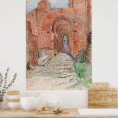 Arches of Palace of Nero (1933) Cass Gilbert Poster (Küche)