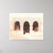 Arches of St. Georges de Boscherville Leinwanddruck (Vorderseite)