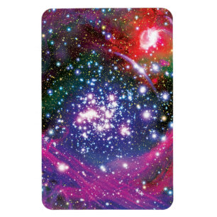Arches Star Cluster Colorful Artist Impression Magnet