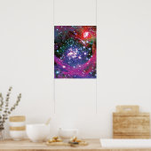 Arches Star Cluster Colorful Artist Impression Poster (Küche)