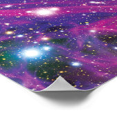 Arches Star Cluster Colorful Artist Impression Poster (Ecke)