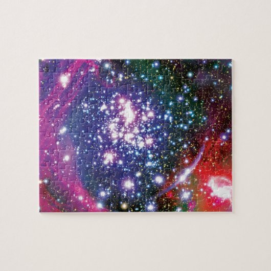 Arches Star Cluster Colorful Artist Impression Puzzle (Horizontal)