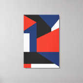 Archetypische Geometrische Abstrakte Kunst Leinwanddruck (Vorderseite)